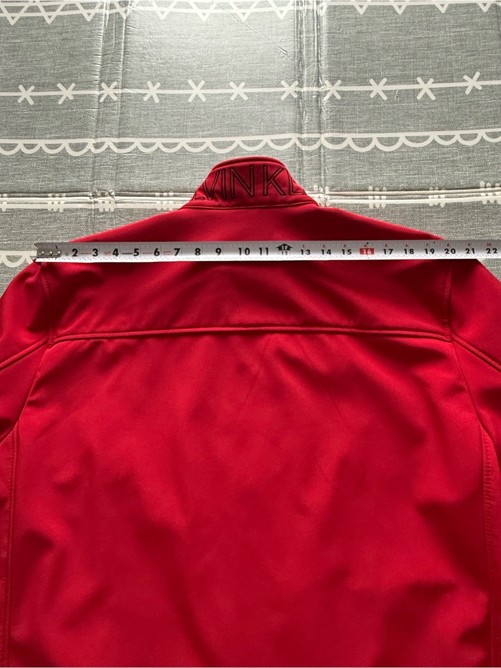 Calvin Klein Red Soft Shell Jacket Men’s XL Fleece Lined Full Zip - Picture 9 of 13